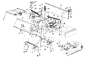 Page B Diagram and Parts List for 135L667F704 1995 MTD Lawn Tractor