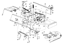 Page B Diagram and Parts List for 135M660G302 1995 MTD Lawn Tractor