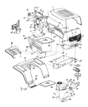 Page G Diagram and Parts List for 135M673G033 1995 MTD Lawn Tractor