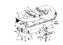 Page H Diagram and Parts List for 135M673G033 1995 MTD Lawn Tractor
