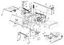 Page B Diagram and Parts List for 135M678G131 1995 MTD Lawn Tractor