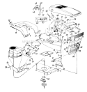 Page G Diagram and Parts List for 135M679G000 1995 MTD Lawn Tractor