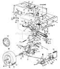 Page E Diagram and Parts List for 135M679G026 1995 MTD Lawn Tractor