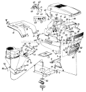 Page G Diagram and Parts List for 135M679G026 1995 MTD Lawn Tractor