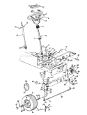 Page J Diagram and Parts List for 135O679H033 1995 MTD Lawn Tractor