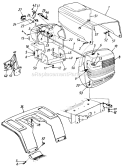 Page E Diagram and Parts List for 135O697G720 1995 MTD Lawn Tractor