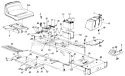 Page H Diagram and Parts List for 135O697G720 1995 MTD Lawn Tractor