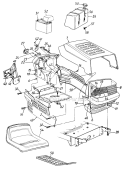 Page K Diagram and Parts List for 135O765N129 1995 MTD Lawn Tractor