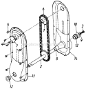 Page Q Diagram and Parts List for 135O765N129 1995 MTD Lawn Tractor