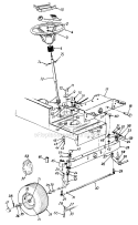 Page R Diagram and Parts List for 135O765N129 1995 MTD Lawn Tractor