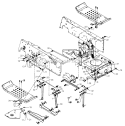 Page C Diagram and Parts List for 135O765N129 1995 MTD Lawn Tractor