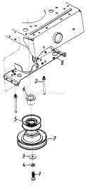 Page E Diagram and Parts List for 135O765N129 1995 MTD Lawn Tractor