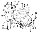Page G Diagram and Parts List for 135O765N129 1995 MTD Lawn Tractor