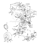 Page E Diagram and Parts List for 135P668H706 1995 MTD Lawn Tractor