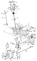 Page J Diagram and Parts List for 135R699G098 1995 MTD Lawn Tractor