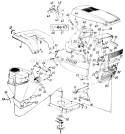 Page F Diagram and Parts List for 135R699G098 1995 MTD Lawn Tractor