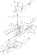 Page G Diagram and Parts List for 136-515-151 1986 MTD Lawn Tractor
