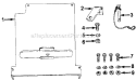 Page C Diagram and Parts List for 136-529-029 1986 MTD Lawn Tractor