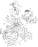 Page E Diagram and Parts List for 136-529-029 1986 MTD Lawn Tractor