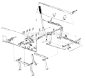 Page H Diagram and Parts List for 136-610-121 1986 MTD Lawn Tractor