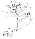 Page I Diagram and Parts List for 136-610-121 1986 MTD Lawn Tractor