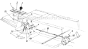 Page E Diagram and Parts List for 136-616-002 1986 MTD Lawn Tractor