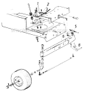 Page I Diagram and Parts List for 136-626-019 1986 MTD Lawn Tractor