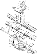 Page E Diagram and Parts List for 136-636-719 1986 MTD Lawn Tractor