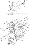 Page N Diagram and Parts List for 136-638-000 1986 MTD Lawn Tractor