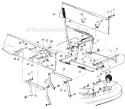 Page I Diagram and Parts List for 136-672-000 1986 MTD Lawn Tractor