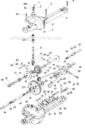 Page N Diagram and Parts List for 136-653-138 1986 MTD Lawn Tractor