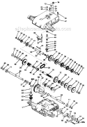 Page D Diagram and Parts List for 136-655-705 1986 MTD Lawn Tractor