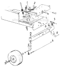 Page F Diagram and Parts List for 139-696-000 1986 MTD Lawn Tractor
