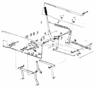 Page L Diagram and Parts List for 136-696-000 1986 MTD Lawn Tractor