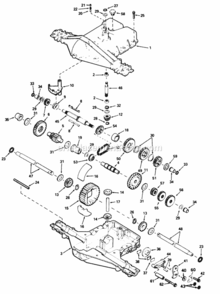 Part Location Diagram of 778068 Troy-Bilt Differential Pinion