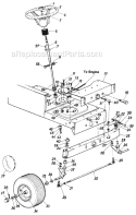 Part Location Diagram of 736-0165 MTD L-Wash. 3/8