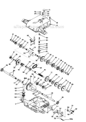 Page E Diagram and Parts List for 136-728-730 1986 MTD Lawn Tractor