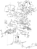 Page C Diagram and Parts List for 136-732-726 1986 MTD Lawn Tractor