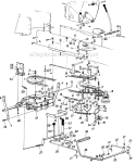 Page D Diagram and Parts List for 136-743-205 1986 MTD Lawn Tractor