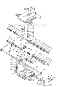 Page G Diagram and Parts List for 136-747-145 1986 MTD Lawn Tractor