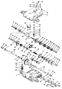 Page B Diagram and Parts List for 13611S 1985 MTD Lawn Tractor