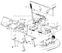 Page B Diagram and Parts List for 13618C 1986 MTD Lawn Tractor