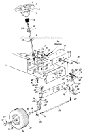 Page I Diagram and Parts List for 13618C 1986 MTD Lawn Tractor