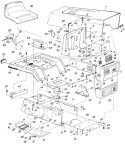 Page B Diagram and Parts List for 13618S 1985 MTD Lawn Tractor