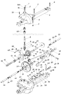 Page H Diagram and Parts List for 13637-8 1988 MTD Lawn Tractor