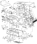 Part Location Diagram of 931-0787 MTD Headlight Bezel