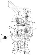 Page A Diagram and Parts List for 13649C 1986 MTD Lawn Tractor