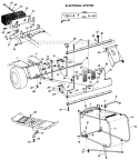 Page B Diagram and Parts List for 13649C 1986 MTD Lawn Tractor