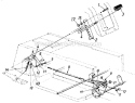 Page H Diagram and Parts List for 13665-7 1988 MTD Lawn Tractor
