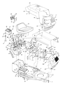 Part Location Diagram of 783-0354 MTD Rear Fender